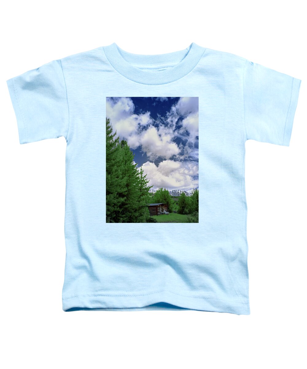 Tetons Toddler T-Shirt featuring the photograph A Place in the Tetons by Jon Glaser