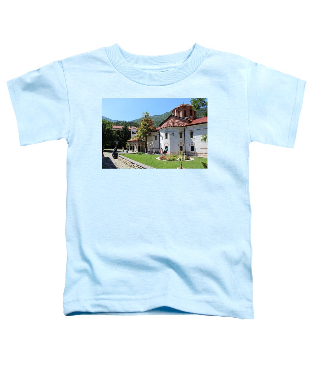 Building Toddler T-Shirt featuring the photograph Batchkovo monastery, Bulgaria by Martin Smith
