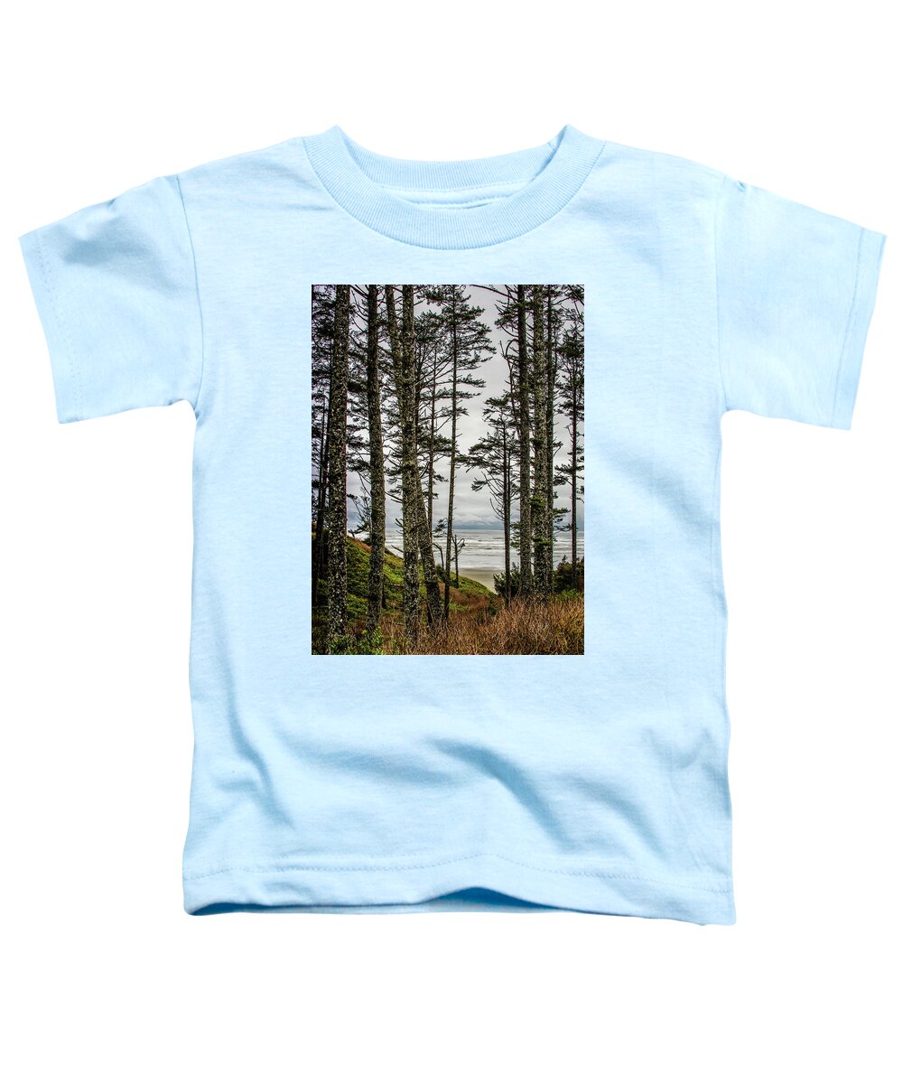 Trees Toddler T-Shirt featuring the photograph Beach Trees by Jerry Cahill