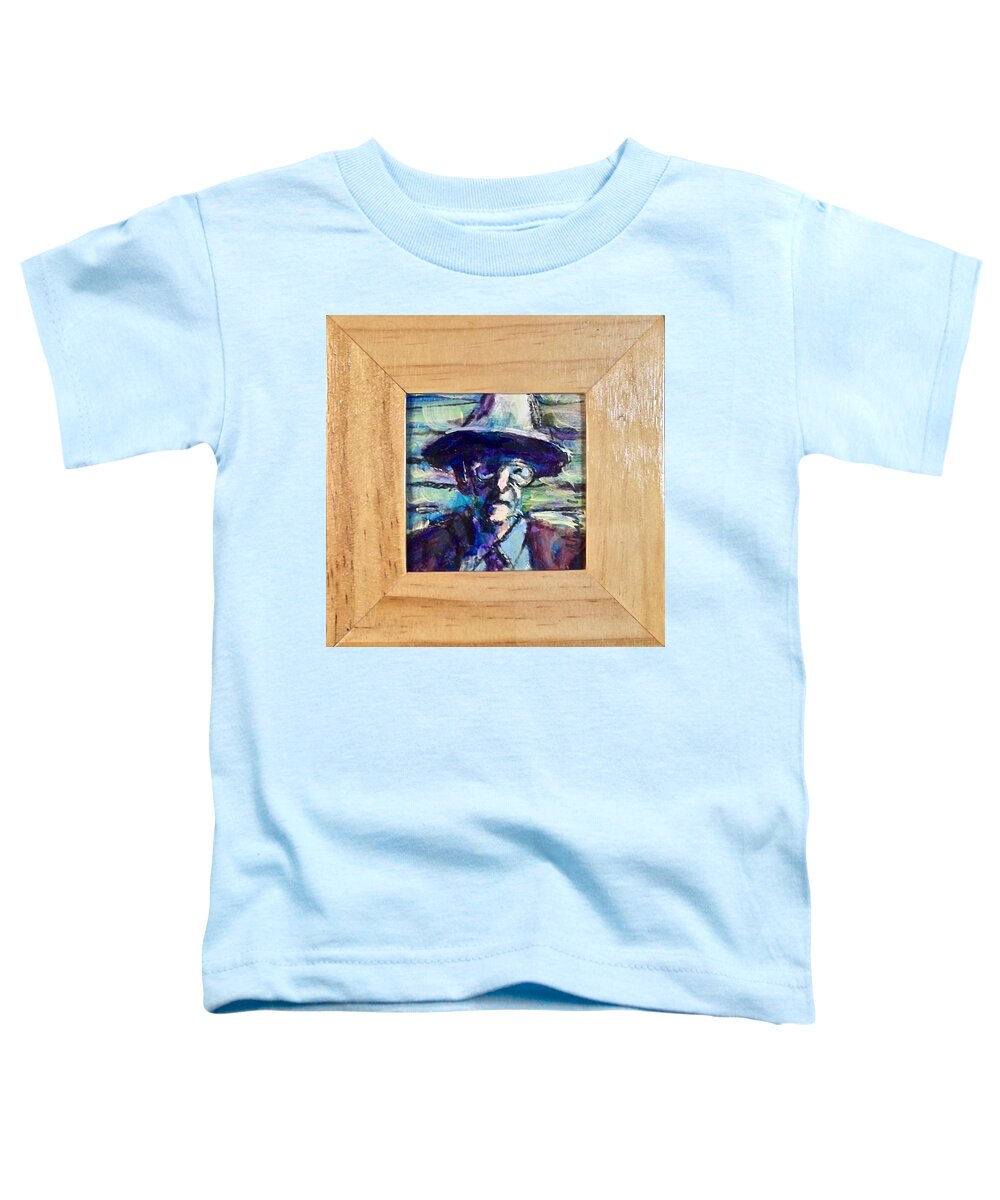 Painting Toddler T-Shirt featuring the painting Beat by Les Leffingwell