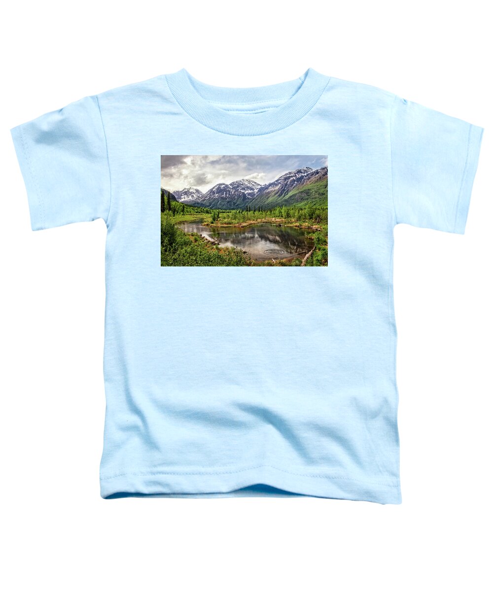 Alaska Toddler T-Shirt featuring the photograph Beaver Pond, Eagle River AK by James Capo