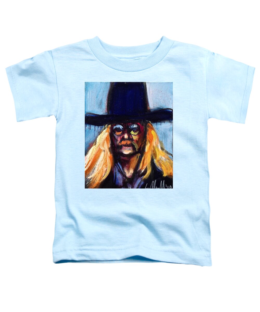 Painting Toddler T-Shirt featuring the painting Brautigan by Les Leffingwell