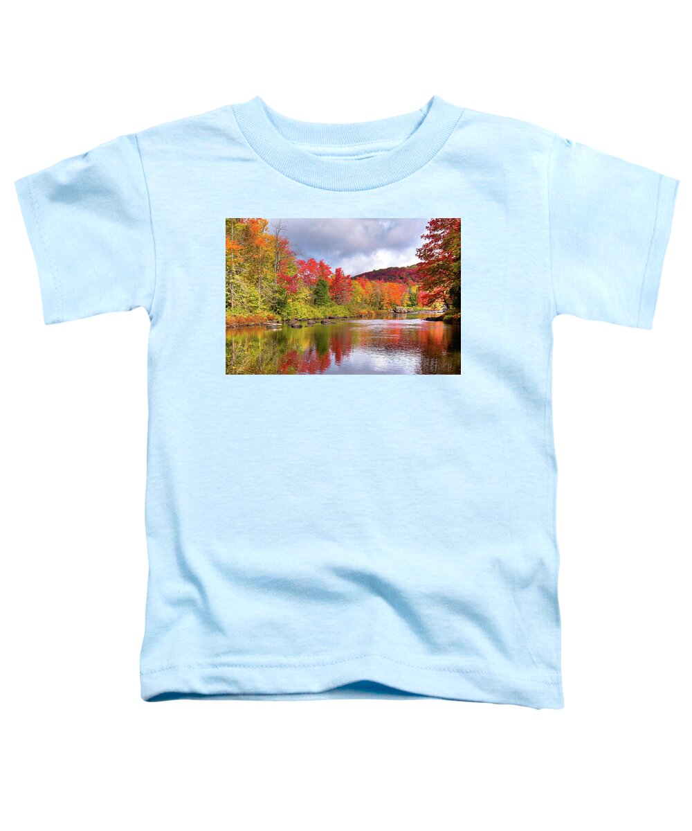 Hdr Toddler T-Shirt featuring the photograph Color on the River by David Patterson
