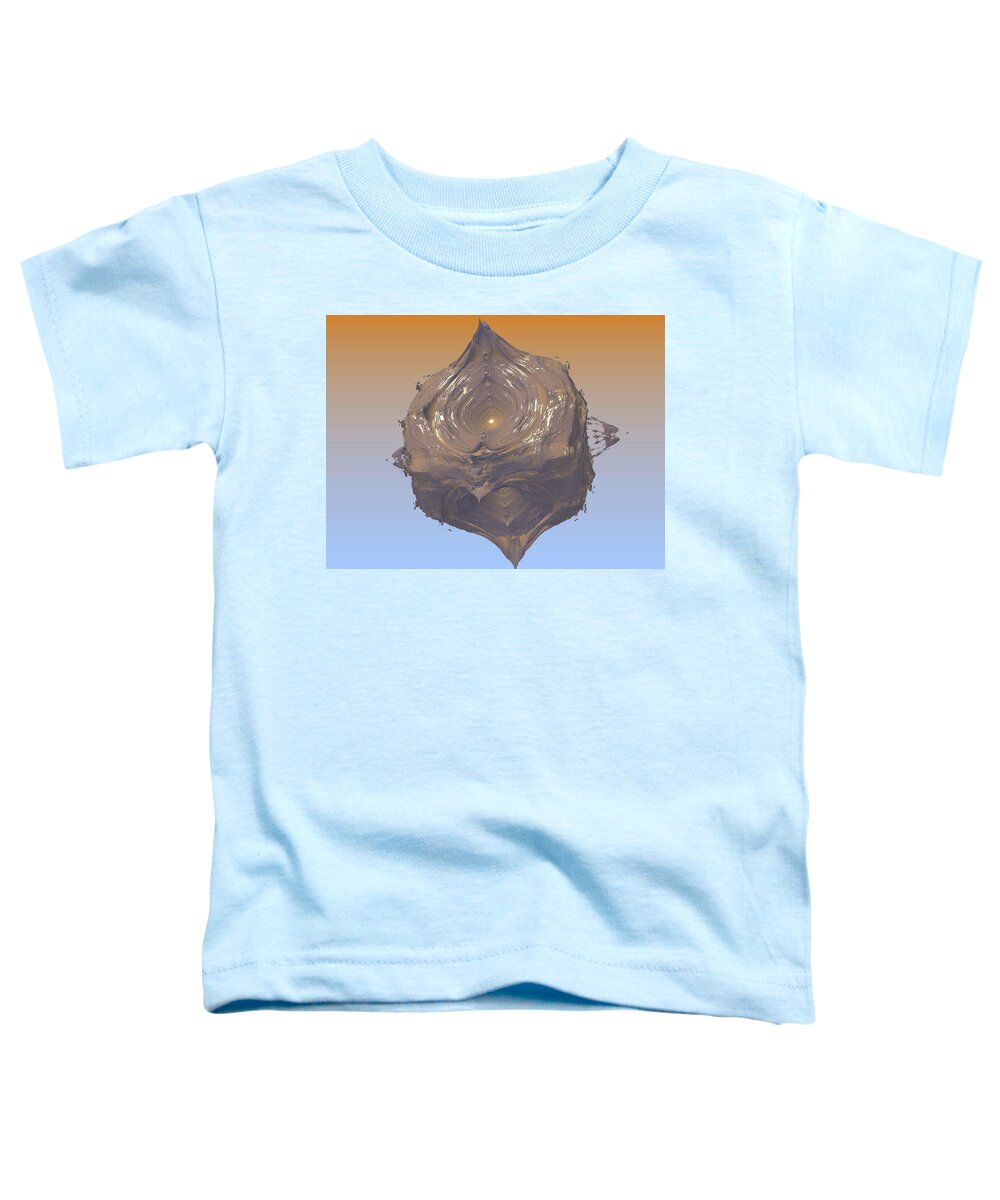 Diatom Toddler T-Shirt featuring the digital art Diatom no. 3 by Bernie Sirelson