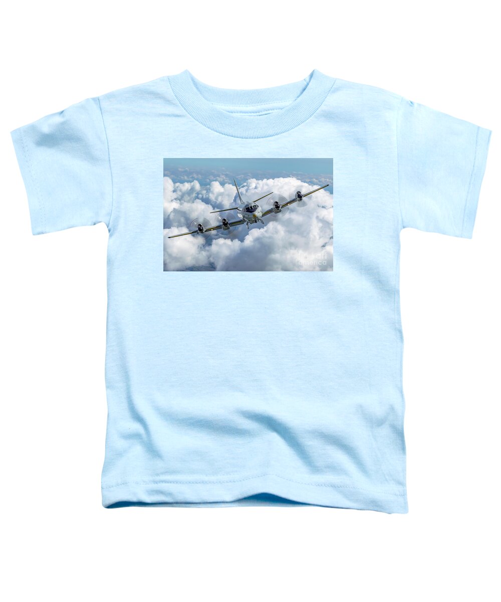 German Toddler T-Shirt featuring the photograph German Navy, Lockheed P-3 Orion, b2 by Nir Ben-Yosef