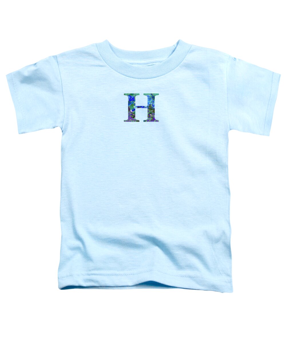 Home Decor Toddler T-Shirt featuring the digital art H 2019 Collection by Corinne Carroll