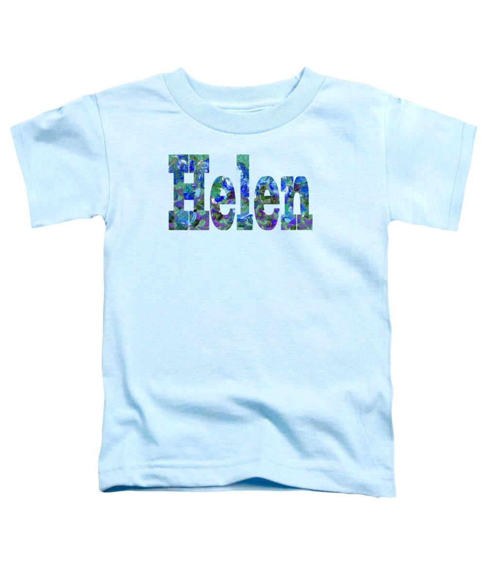 Helen Toddler T-Shirt featuring the digital art Helen by Corinne Carroll