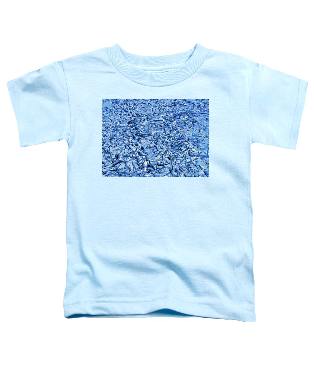 Abstract Toddler T-Shirt featuring the photograph Ice Abstract by Robert FERD Frank