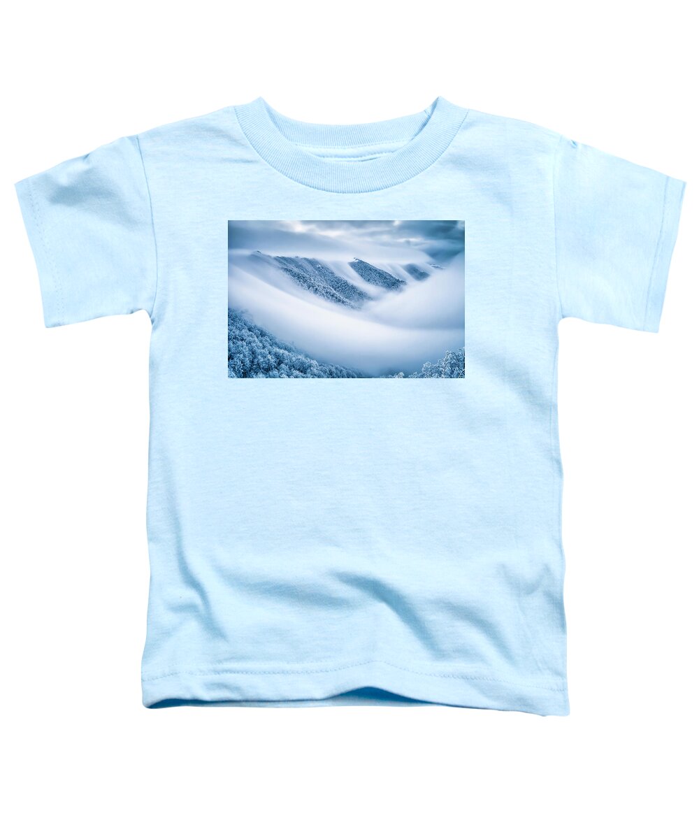 Balkan Mountains Toddler T-Shirt featuring the photograph Kingdom Of the Mists by Evgeni Dinev