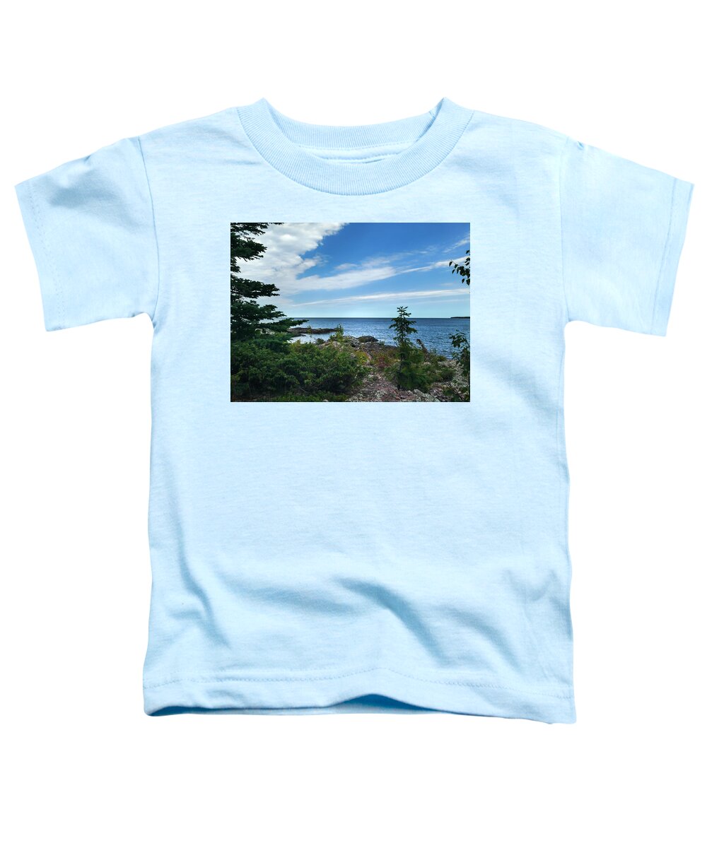 Lake Toddler T-Shirt featuring the photograph Lake Superior North Shore by Sandra J's