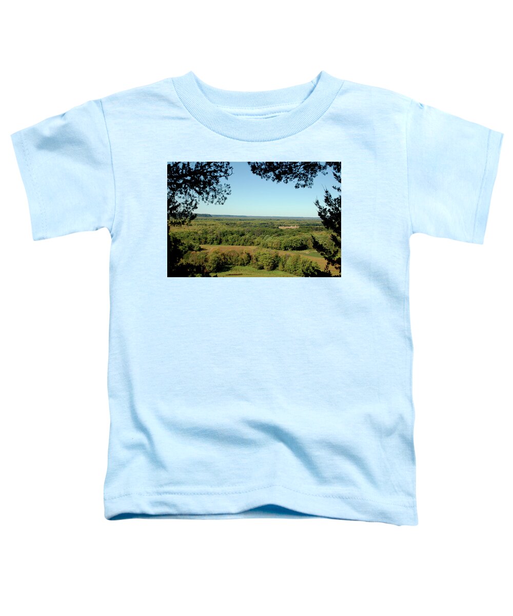 Iowa Toddler T-Shirt featuring the photograph Landscape of Iowa by Sandra J's