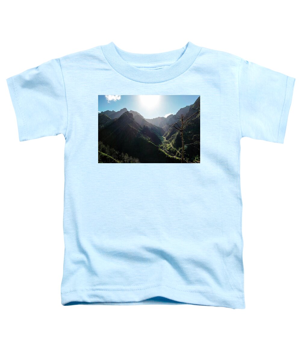 Madeira Toddler T-Shirt featuring the photograph Madeira Island Interior by Claudio Maioli