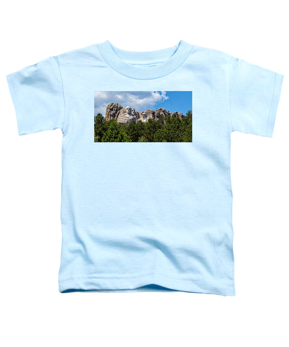 South Dakota Toddler T-Shirt featuring the photograph MT Rushmore by Chris Spencer