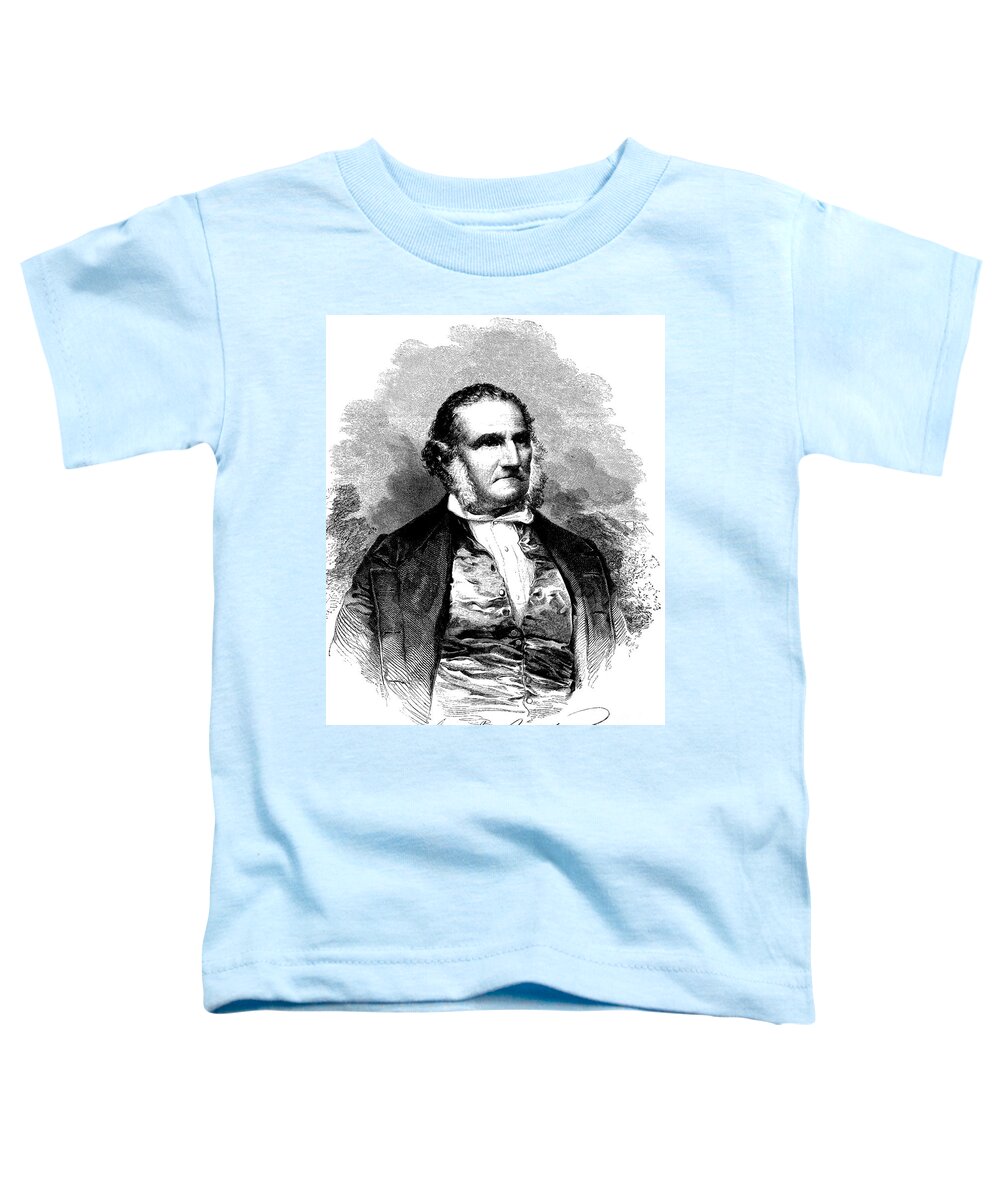 Audubon Toddler T-Shirt featuring the drawing Portrait of John James Audubon by American School