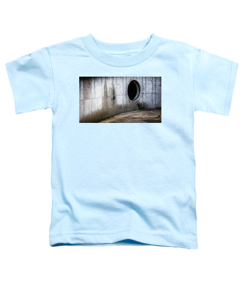 Abstract Toddler T-Shirt featuring the photograph Round Window by Steve Stanger