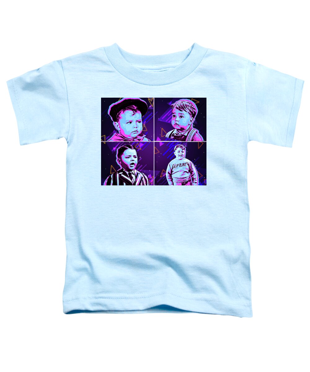 Our Gang Comedy Toddler T-Shirt featuring the digital art Spanky by Pheasant Run Gallery