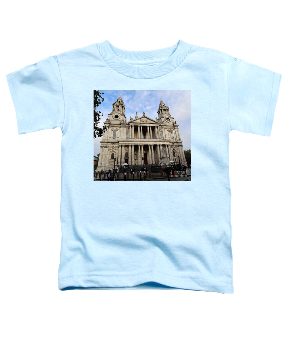 St. Pauls Cathedral Toddler T-Shirt featuring the photograph St. Pauls Cathedral by Steven Spak