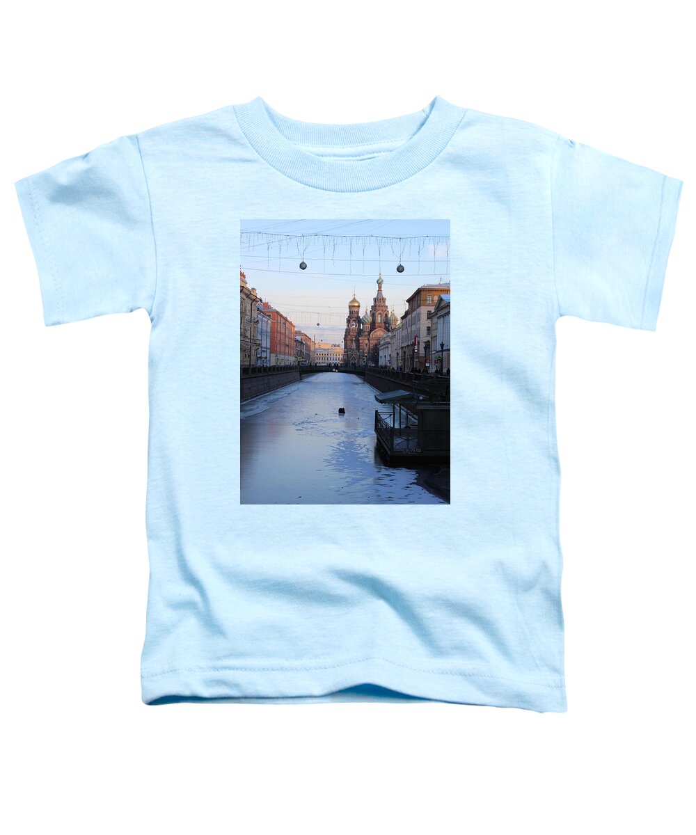 Basilica Toddler T-Shirt featuring the photograph St. Petersburg Basilica by FD Graham
