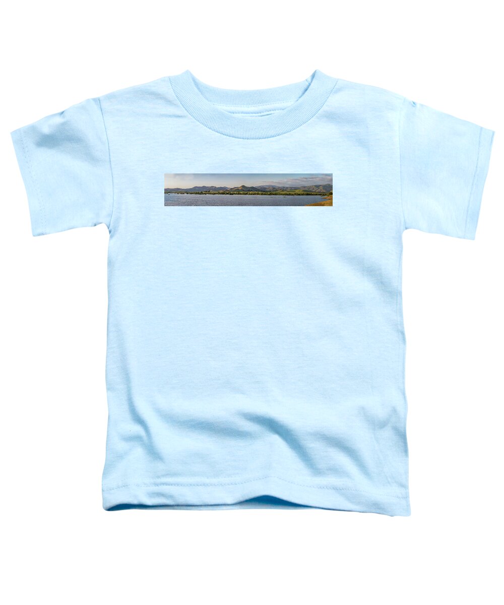 Lake Toddler T-Shirt featuring the photograph Success Lake California by Julieta Belmont