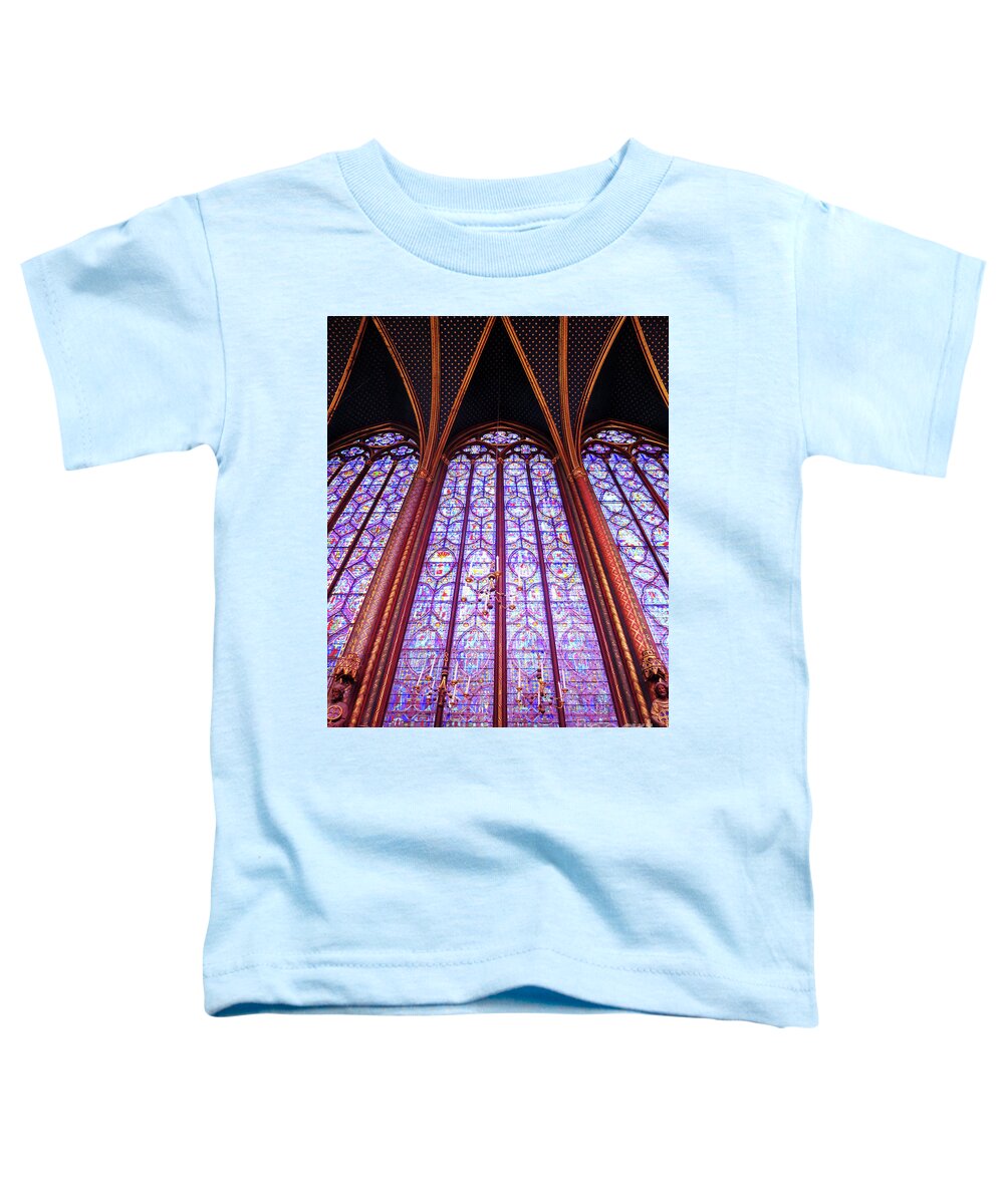 Church Toddler T-Shirt featuring the photograph The Awe of Sainte Chappelle by Rick Locke - Out of the Corner of My Eye