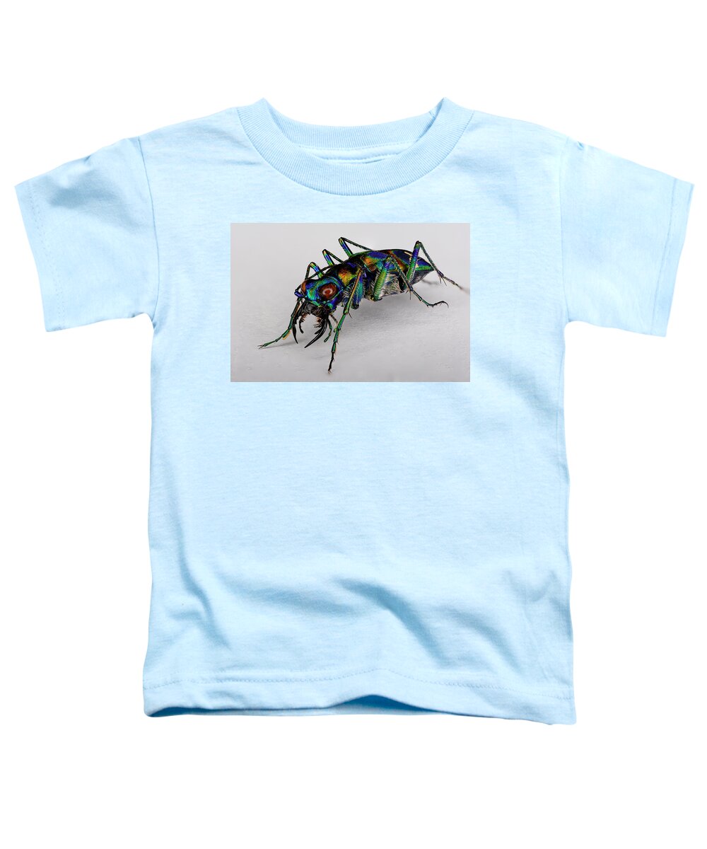 00649950 Toddler T-Shirt featuring the photograph Tiger Beetle by Hiroya Minakuchi