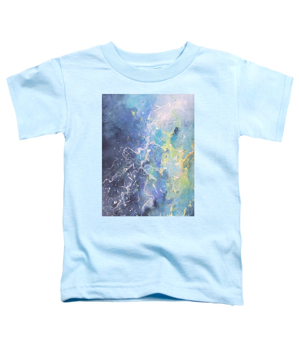 Turning Point Toddler T-Shirt featuring the painting Turning Point by Jacqui Hawk