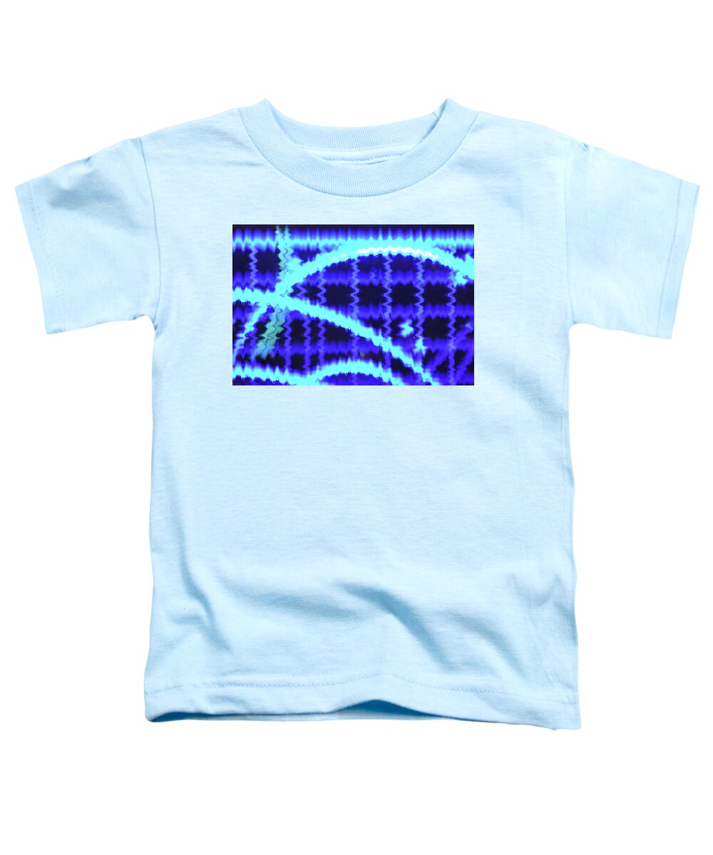 #mammatrain Toddler T-Shirt featuring the digital art Wave Beyond by Trina R Sellers