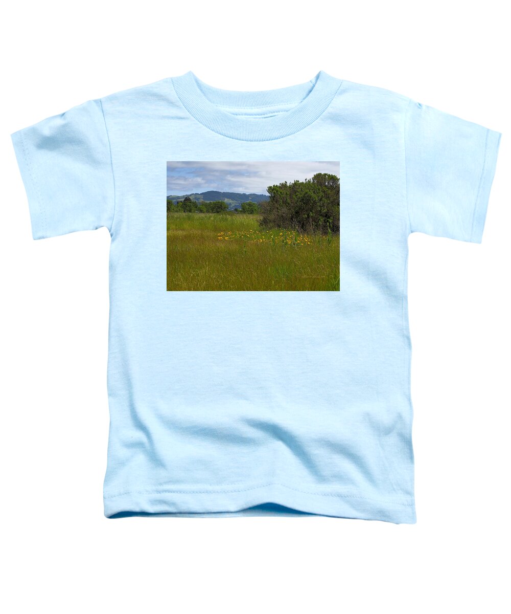 Landscape Toddler T-Shirt featuring the photograph Wildflowers Grow Where Planted by Richard Thomas