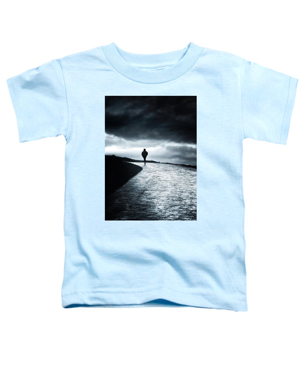 Person Toddler T-Shirt featuring the photograph Winter days by Mikel Martinez de Osaba