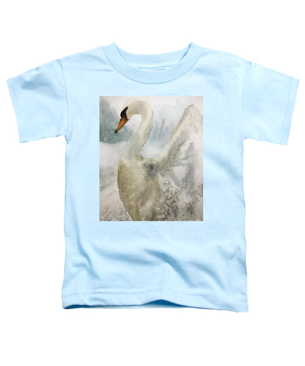 0322021 Toddler T-Shirt featuring the painting 0322021 by Han in Huang wong