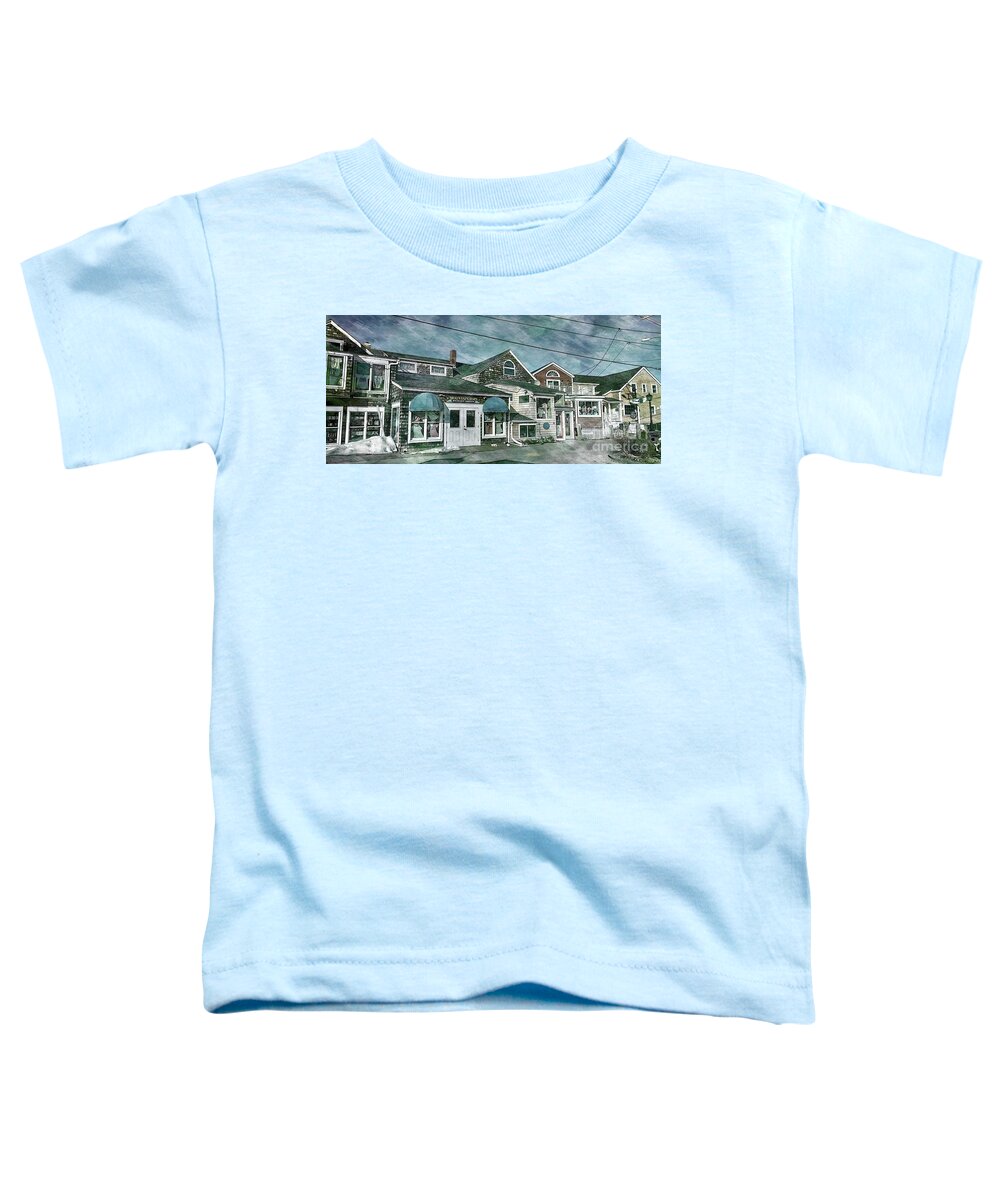  Fishing Toddler T-Shirt featuring the photograph Ogunquit, Maine #2 by Marcia Lee Jones