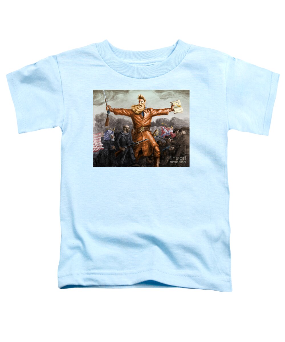 John Brown Toddler T-Shirt featuring the photograph John Brown American Abolitionist #11 by Photo Researchers