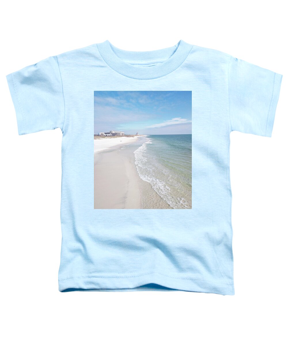 Coast Toddler T-Shirt featuring the photograph 11118 Gulf Shores National Park by Pamela Williams