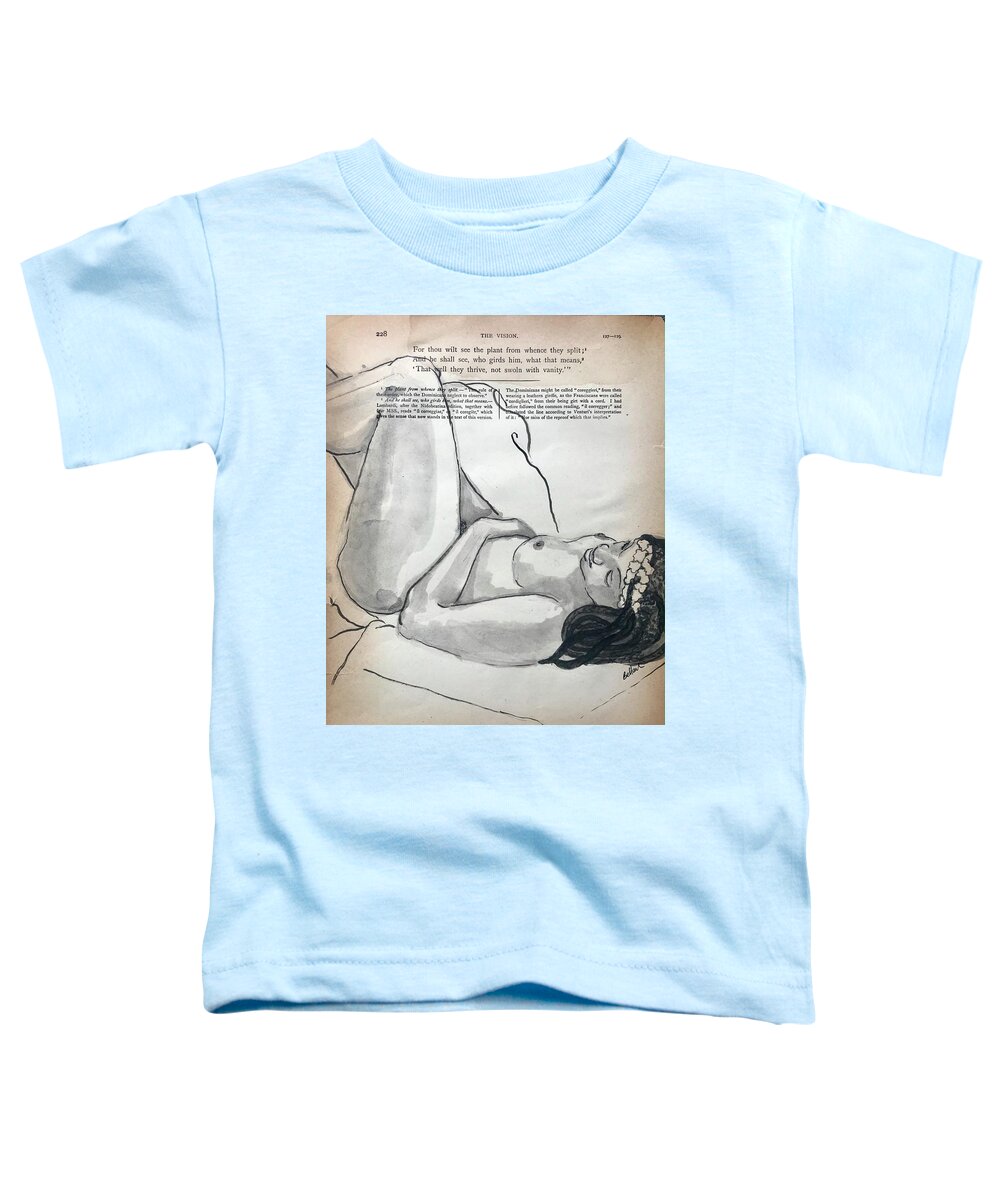 Drawing Toddler T-Shirt featuring the drawing The Vision #2 by M Bellavia