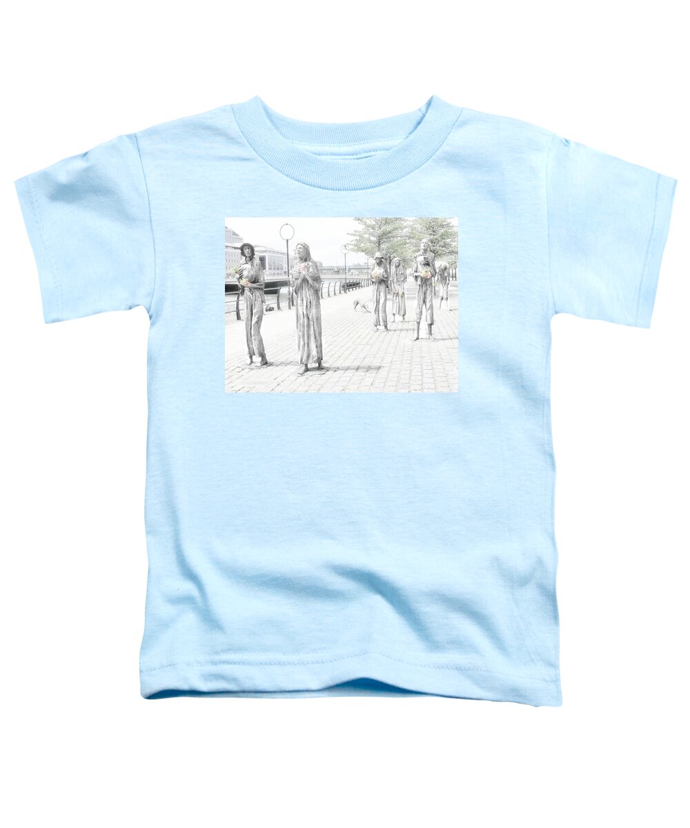 Dublin Toddler T-Shirt featuring the photograph A Story Behind the Story by Lexa Harpell