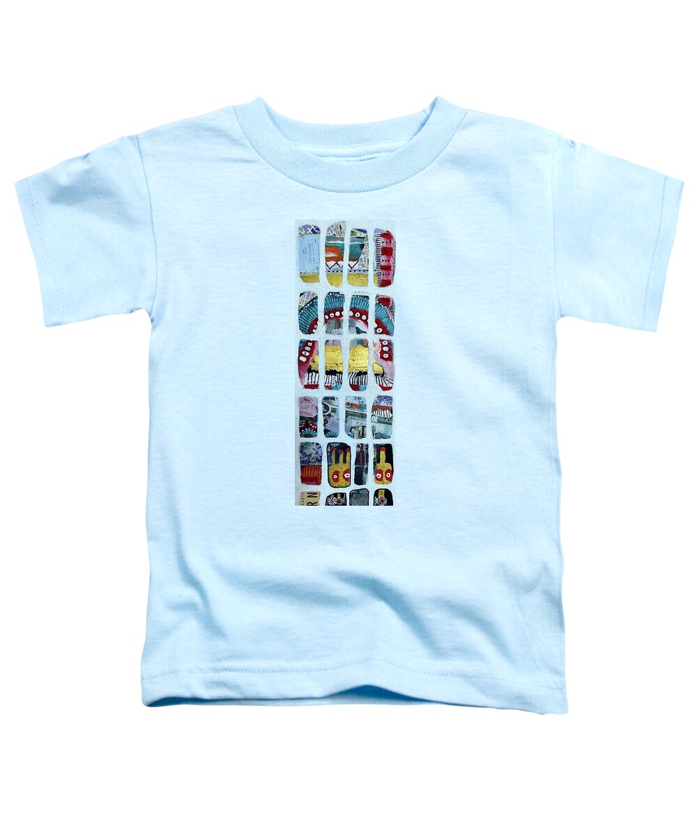 Bern Toddler T-Shirt featuring the mixed media Bern by Tanja Leuenberger