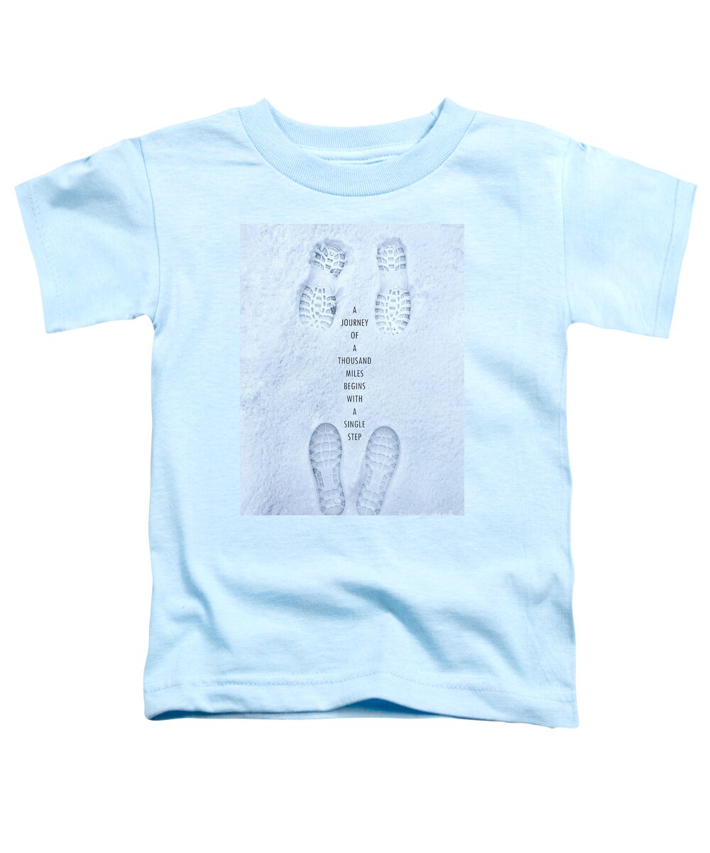 Boots Toddler T-Shirt featuring the photograph Boot Tracks by Diana Rajala