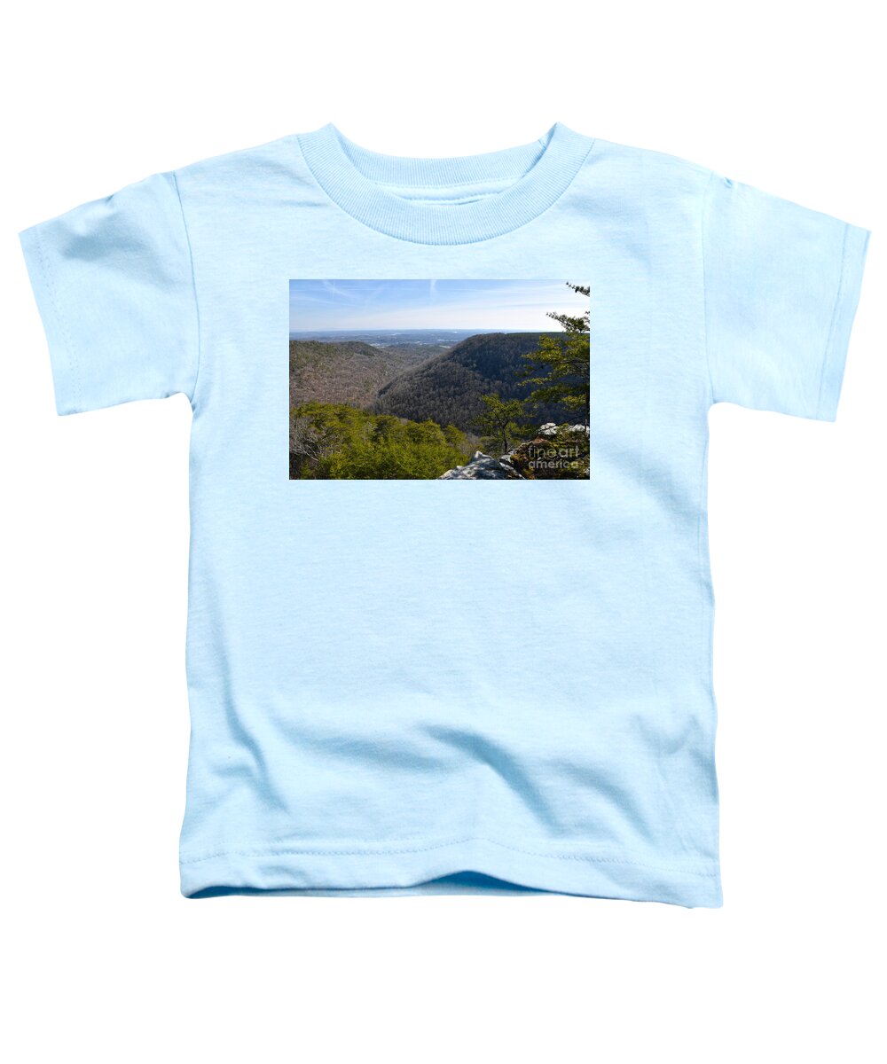 Cumberland Plateau Toddler T-Shirt featuring the photograph Buzzard Point Overlook 1 by Phil Perkins