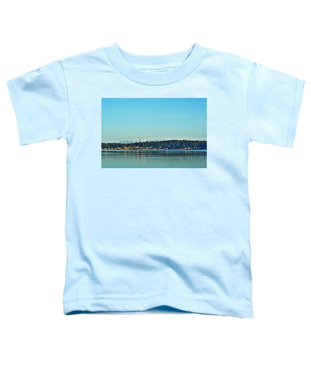 Salish Sea Toddler T-Shirt featuring the photograph Carr Inlet by Bill TALICH