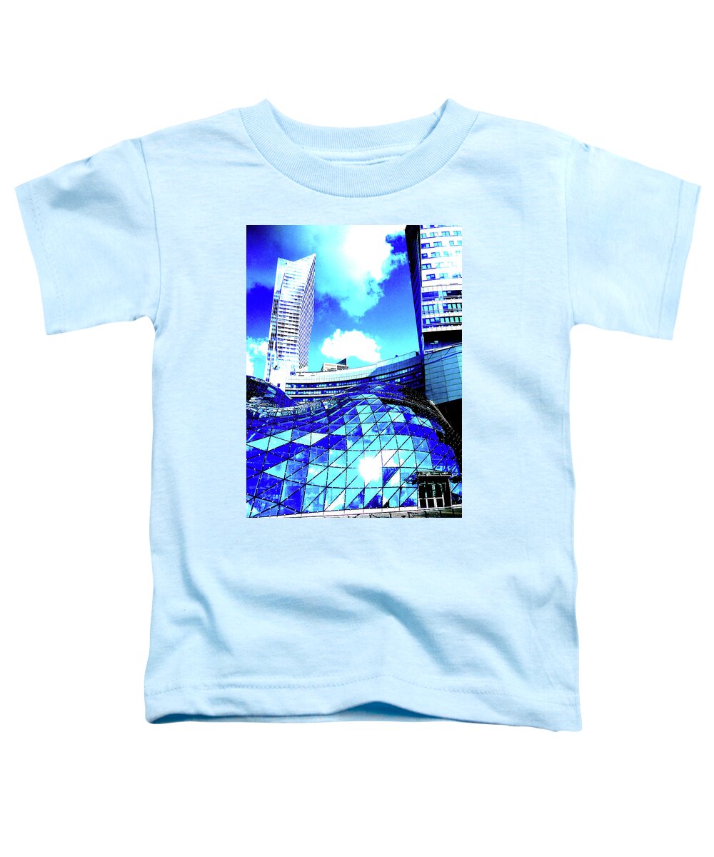 Centre Toddler T-Shirt featuring the photograph Centre Of Warsaw, Poland by John Siest