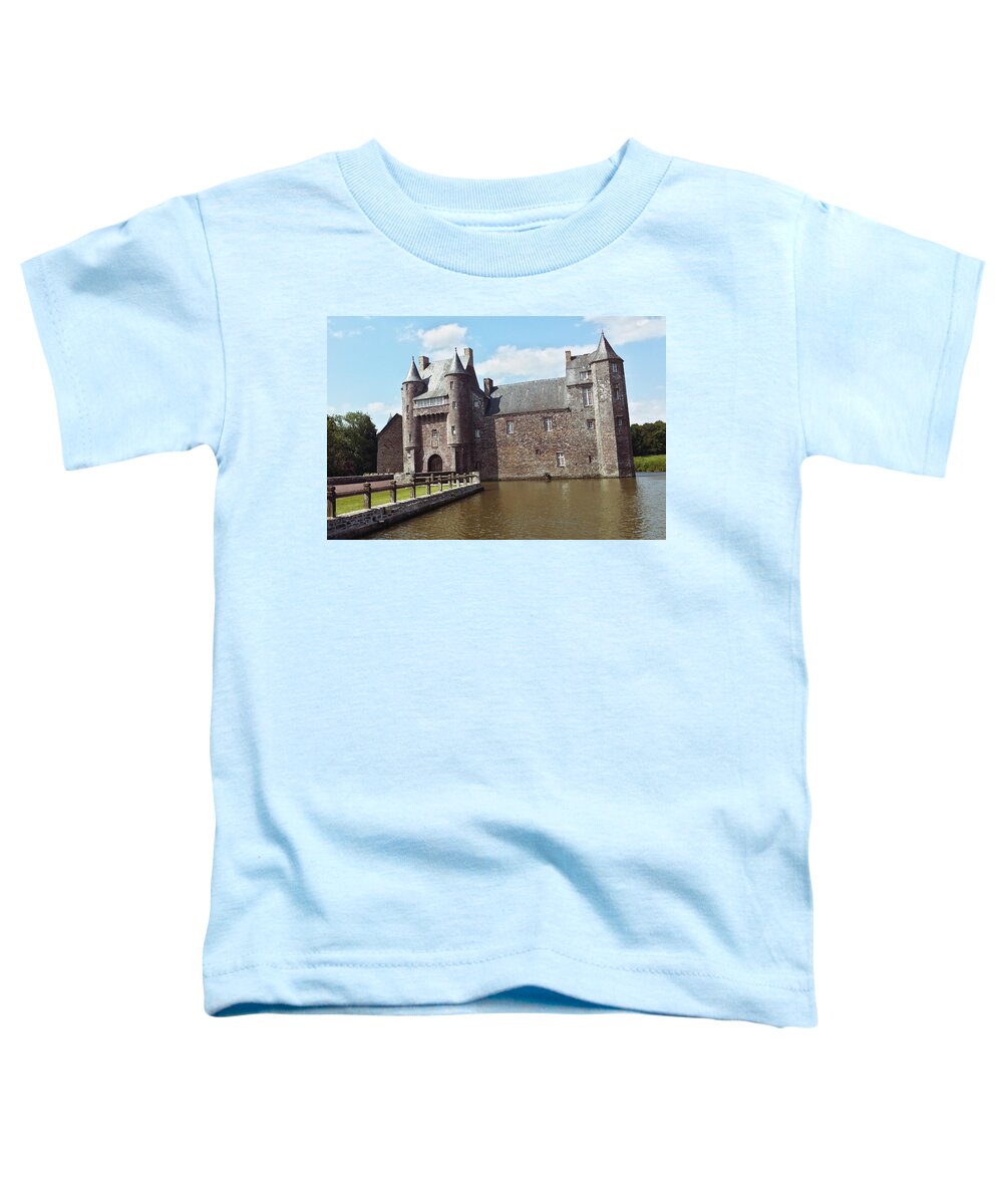 Brittany Toddler T-Shirt featuring the photograph Chateau au detour d'une balade Bretonne 2 by Joelle Philibert
