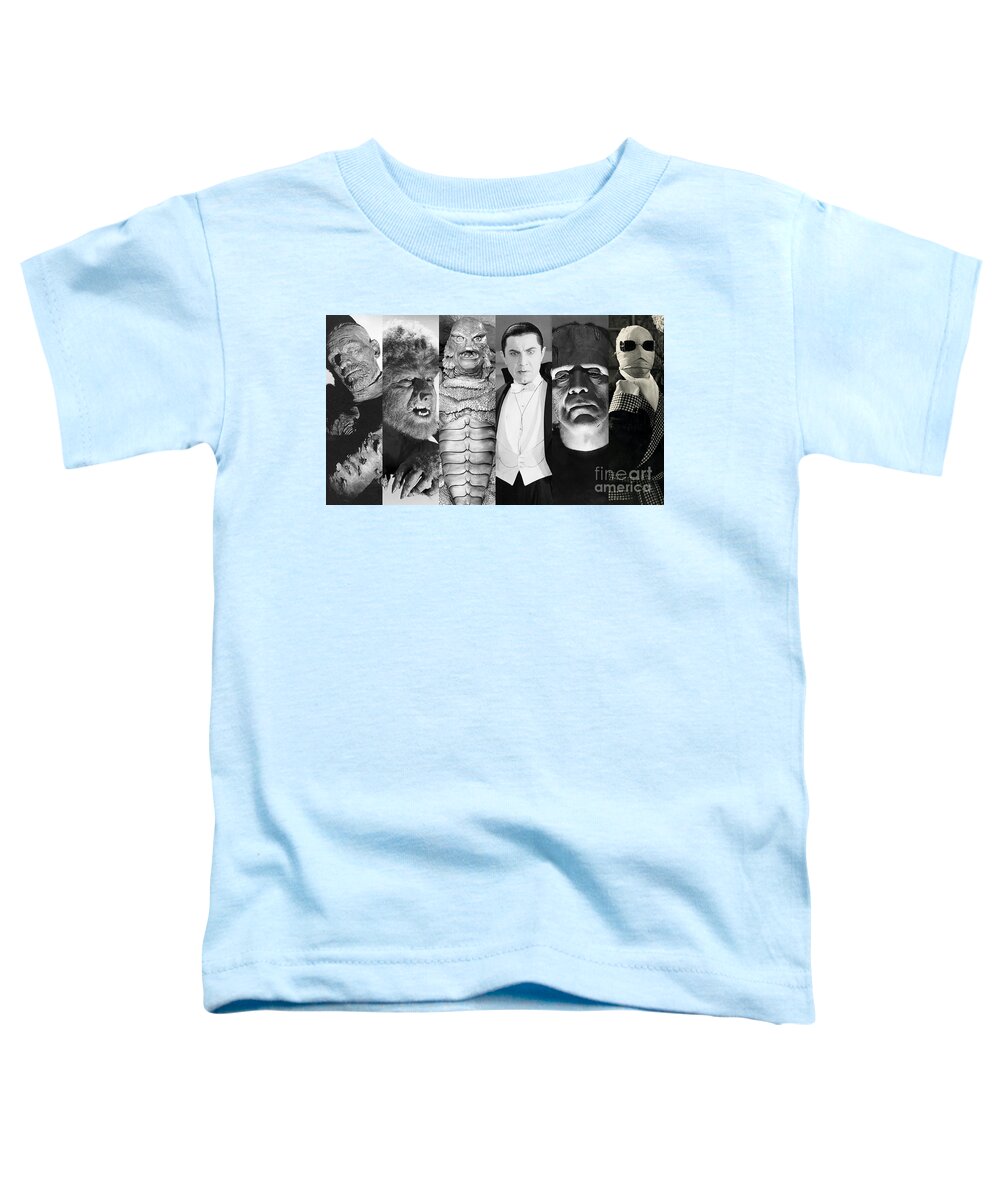 Classic Toddler T-Shirt featuring the photograph Classic Universal Monters by Action