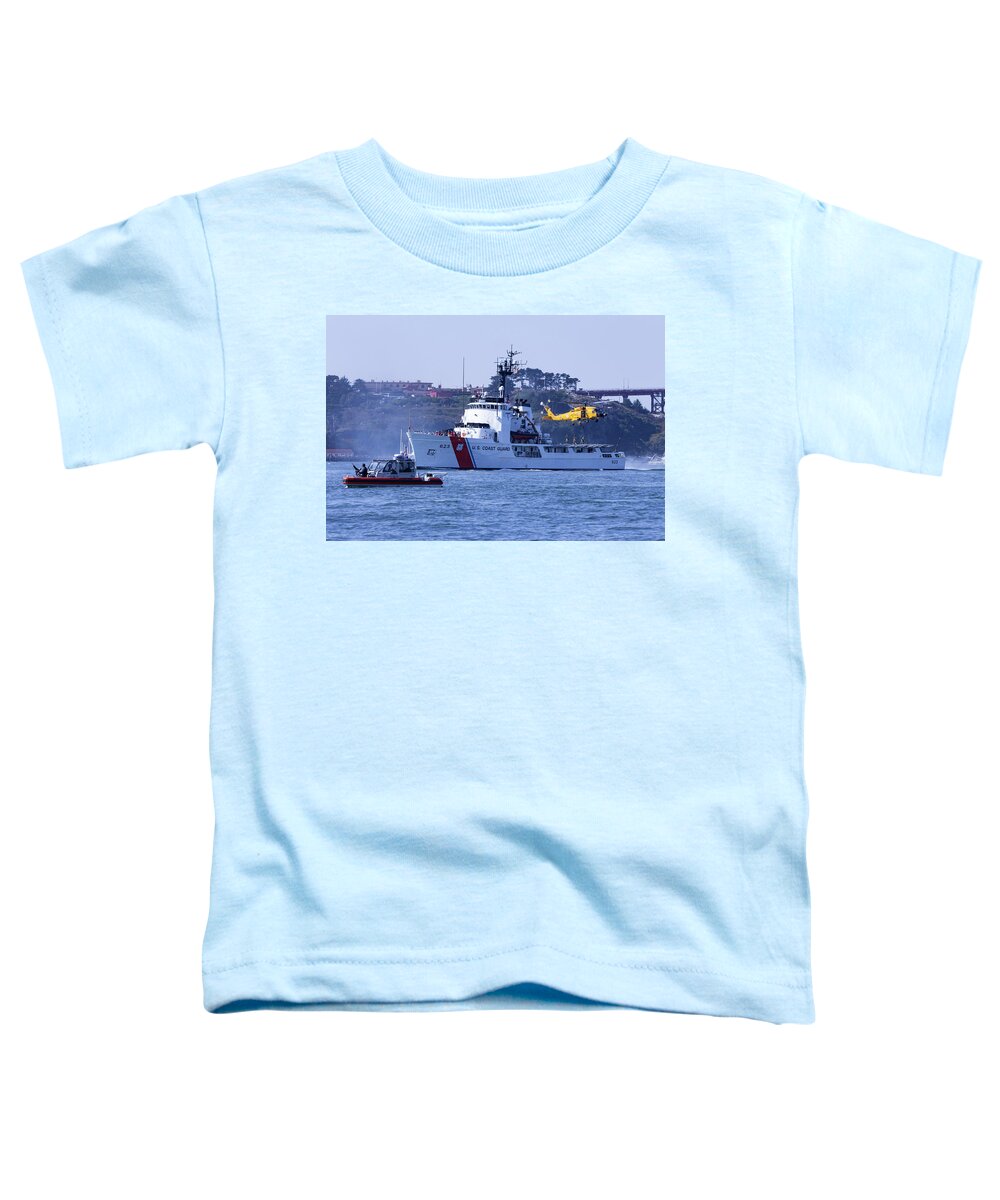 Coast Guard Toddler T-Shirt featuring the photograph Coast Guard Assets by Rick Pisio