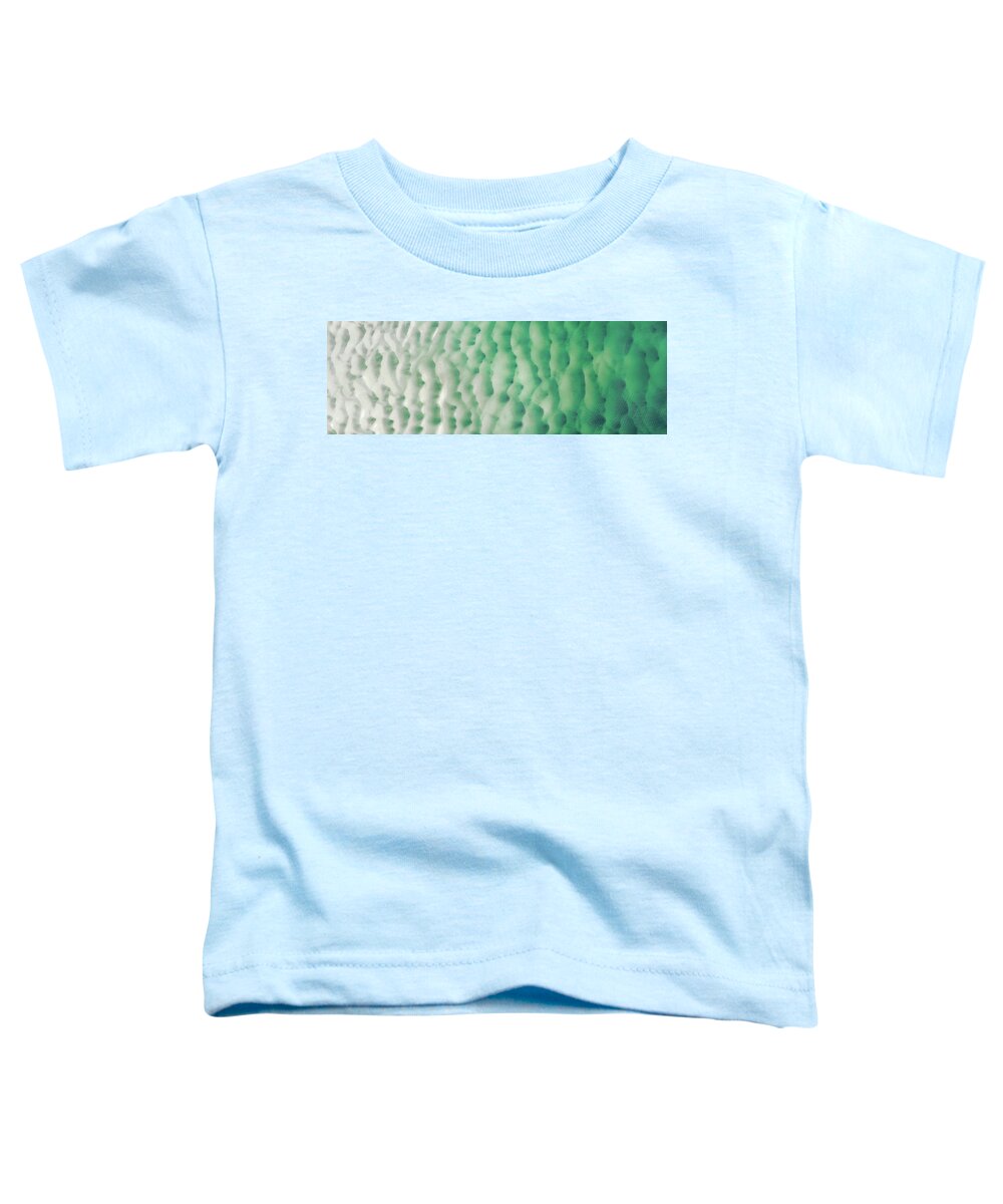 Padstow Toddler T-Shirt featuring the photograph Doom sandbar camel river estuary cornwall aerial panorama by Sonny Ryse