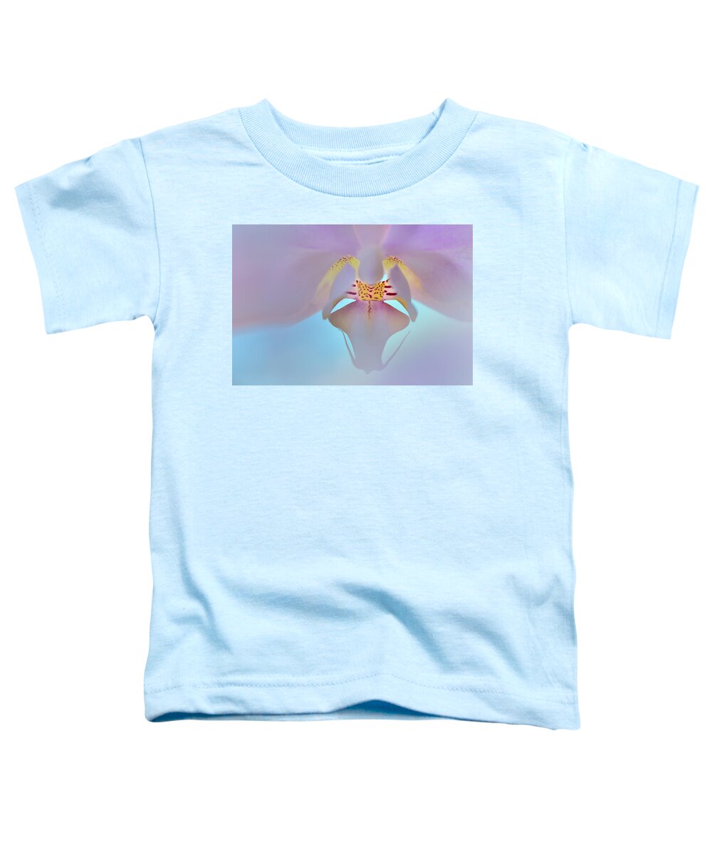 Lensbaby Omni Toddler T-Shirt featuring the photograph Dreamy Orchid by Carol Eade