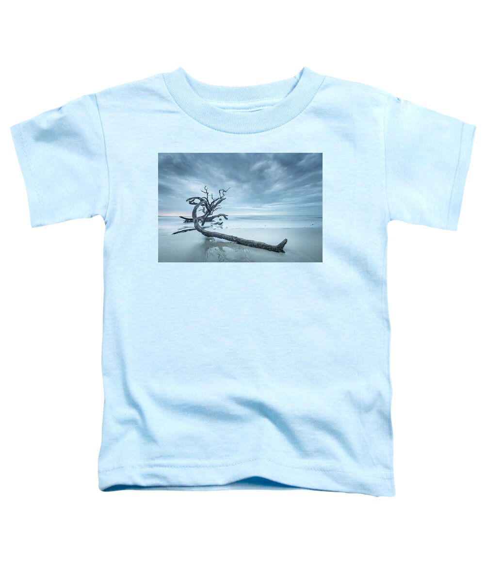 Driftwood Beach Toddler T-Shirt featuring the photograph Driftwood Beach On Jekyll Island by Jordan Hill
