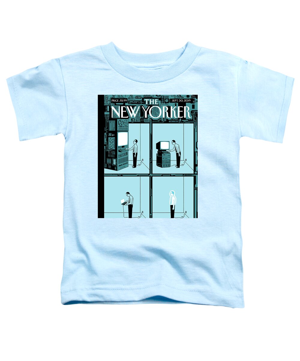 146797 Toddler T-Shirt featuring the drawing Evolution by Christoph Niemann