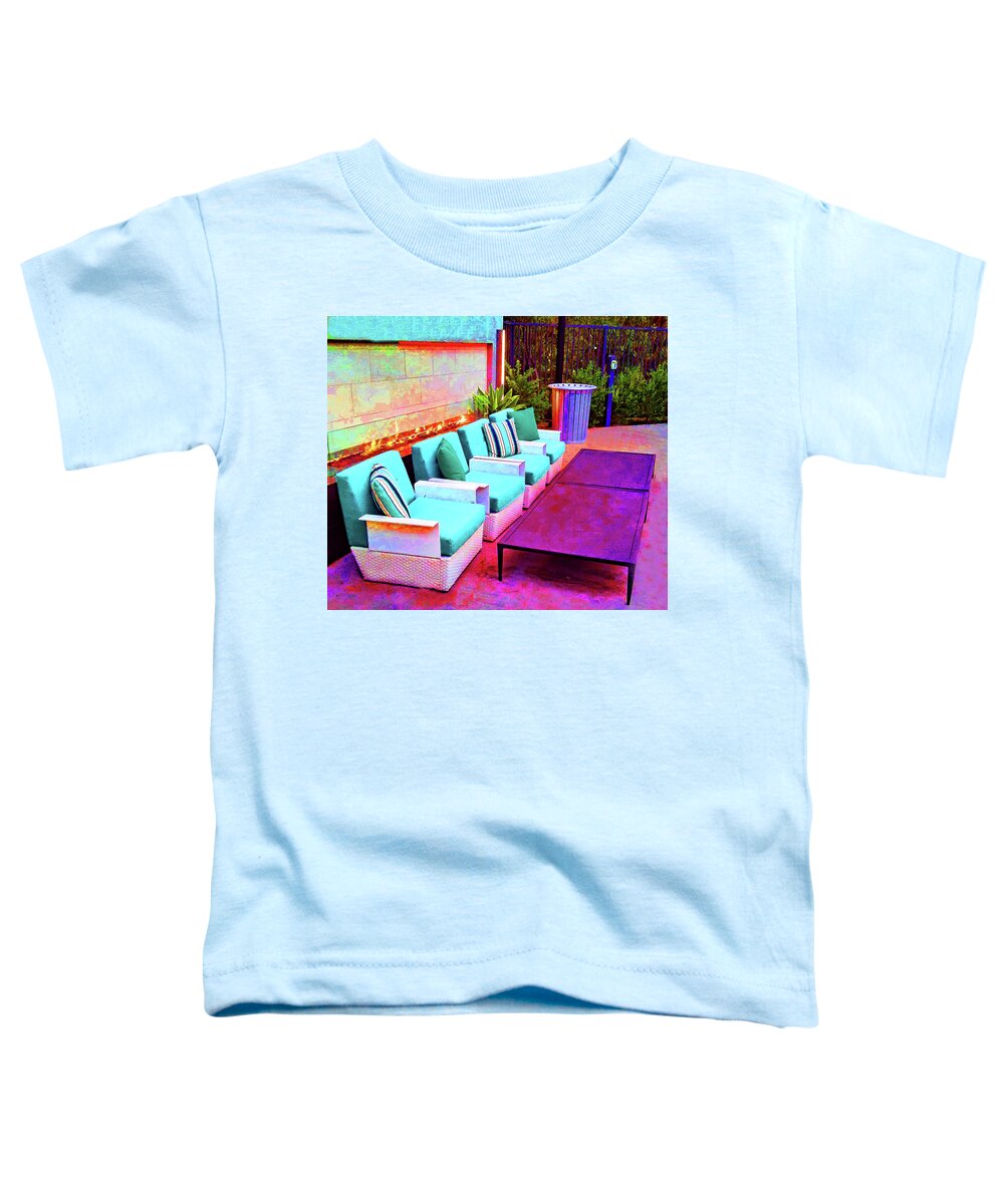 Outdoors Toddler T-Shirt featuring the photograph Fire Pit by Andrew Lawrence