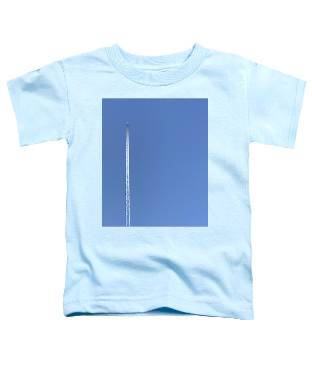 Sky Toddler T-Shirt featuring the photograph Fly The Blue Skies by Louise Mingua