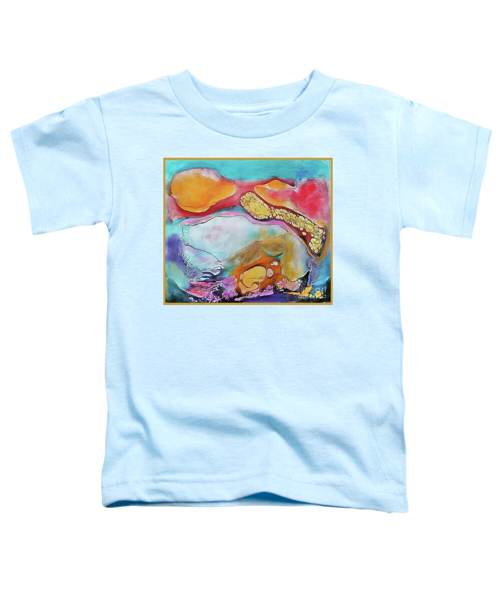 Encaustic Toddler T-Shirt featuring the photograph Growing Cells by Barry Weiss